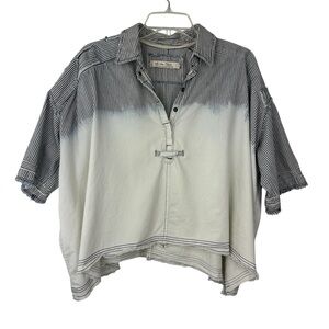 Free People We The Free Railroad Stripe Crop S